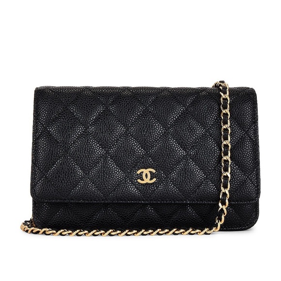 Wallet On Chain Timeless/Classique leather crossbody bag - Picture 1 of 3